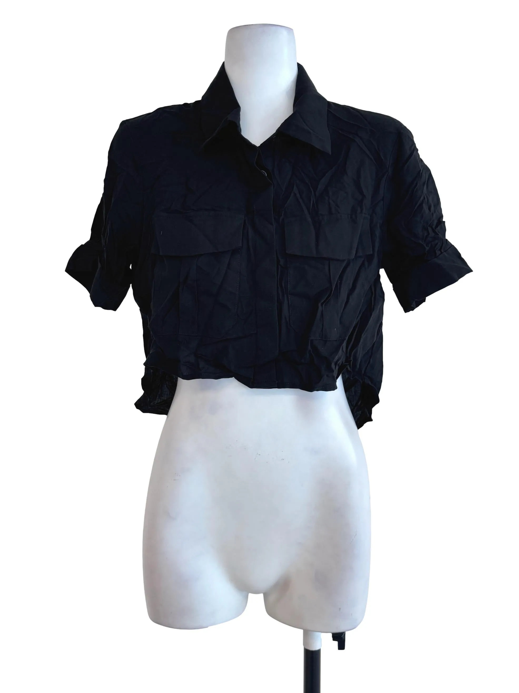 Black Plain Shirt