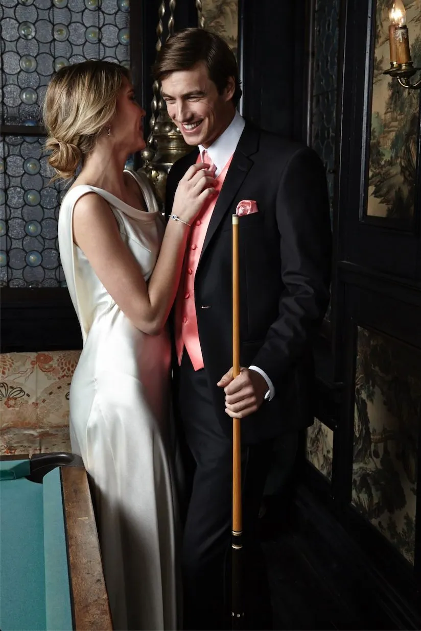 "Charleston" Black Tuxedo Jacket