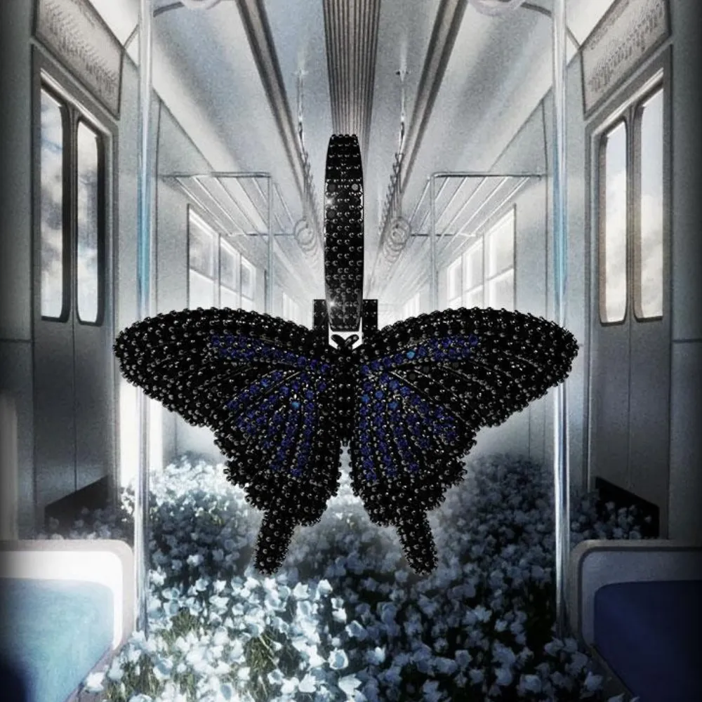 WIC | Diamond Multicolor Butterfly Necklace